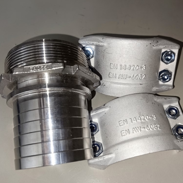 Hose fitting and Safety clamp Hose fitting and Safety clamp