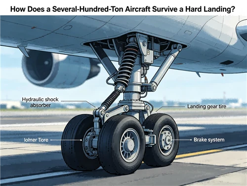 How Does a Several-Hundred-Ton Aircraft Survive a Hard Landing?