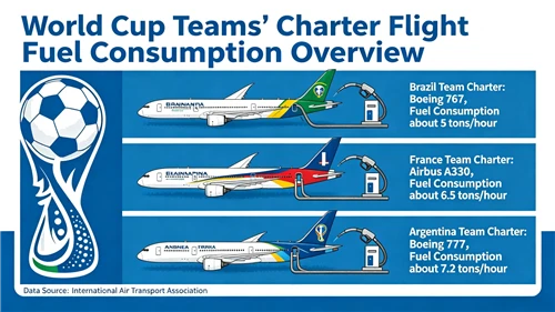 World Cup Air Fleet: A Look At The 32 Teams' Aircraft And Fuel Consumption